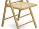 Folding wooden chair 105 in Living room