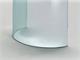 Bases in curved glass for crystal table Tao in Living room