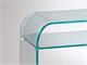 Curved glass console Console Piano in Living room