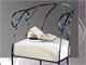 Wrought iron armchair/cradle Collodi in Bedrooms