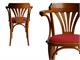 Chair Bistrot 600 SI in wood and faux leather in Chairs