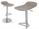 Burano stool covered in bonded leather or genuine leather in Stools