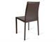 Cortina Low chair in bonded leather or genuine leather in Chairs