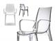 Plastic chair with armrests Vanity in Chairs