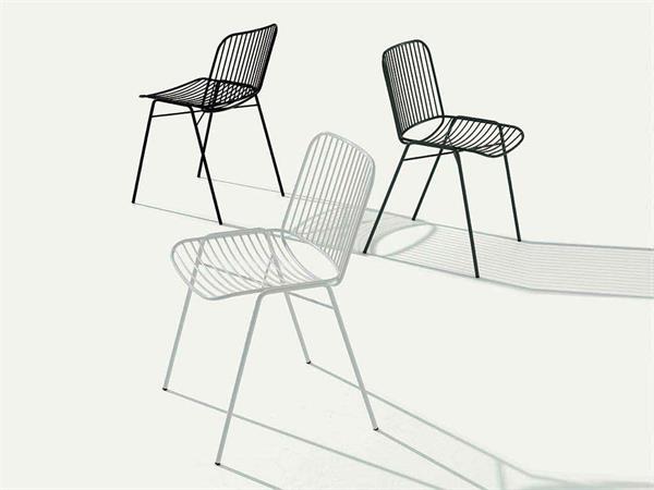 Design-Stuhl aus Metall Shade