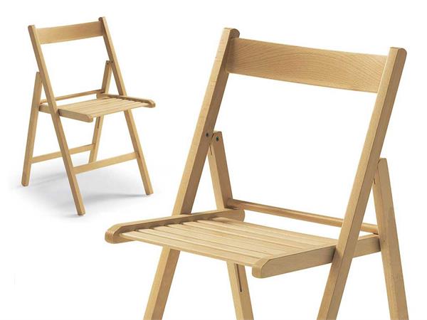 Folding wooden chair Bas