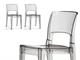Transparenter Stuhl aus Polycarbonat Isy  in Stühle