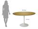 120cm round dining table Turban in Dining tables