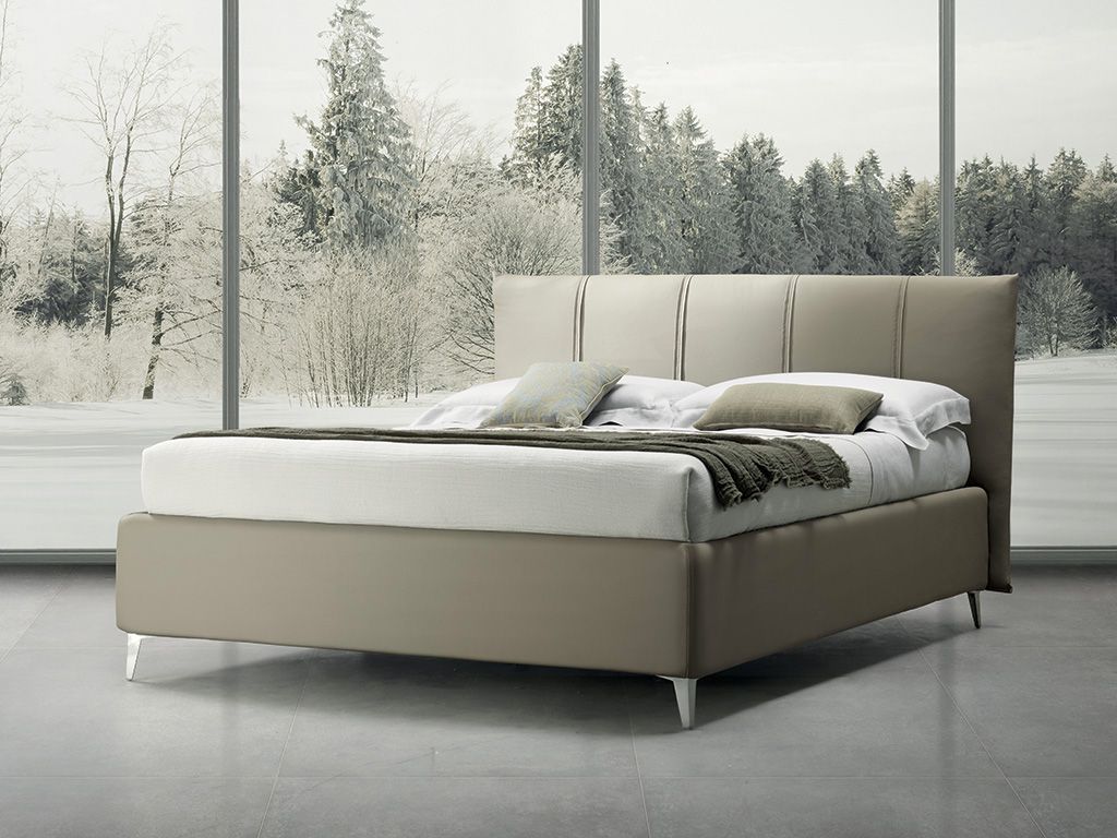 Letto matrimoniale imbottito Italica