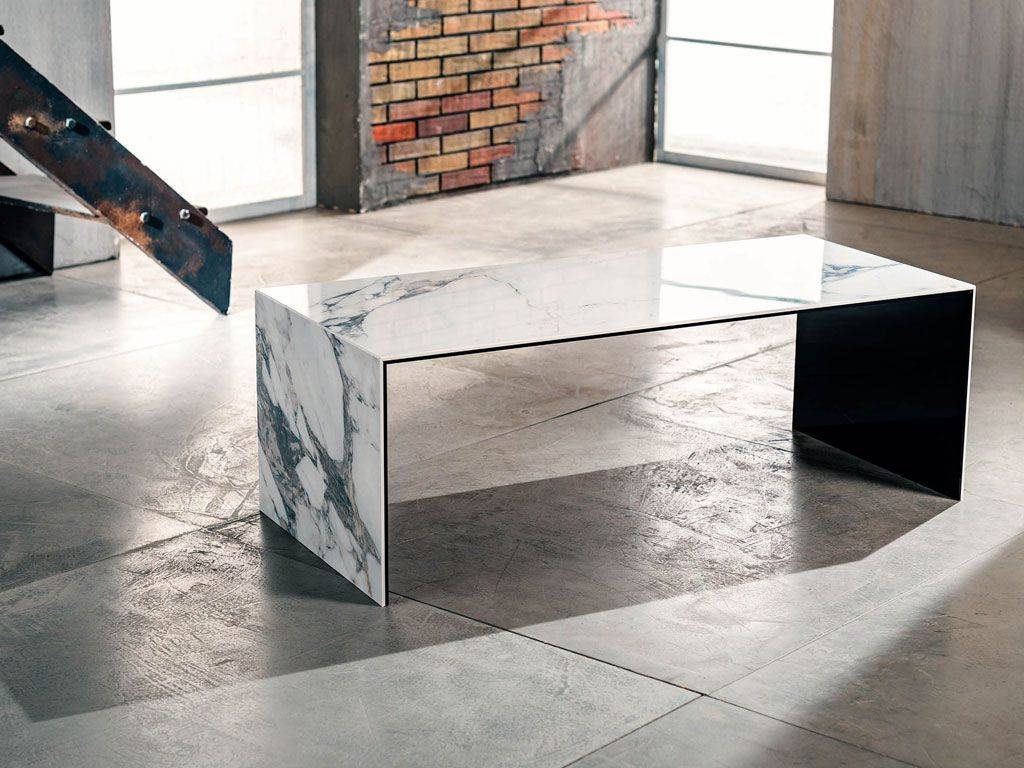 Tavolino grande in marmo ceramica Bernini
