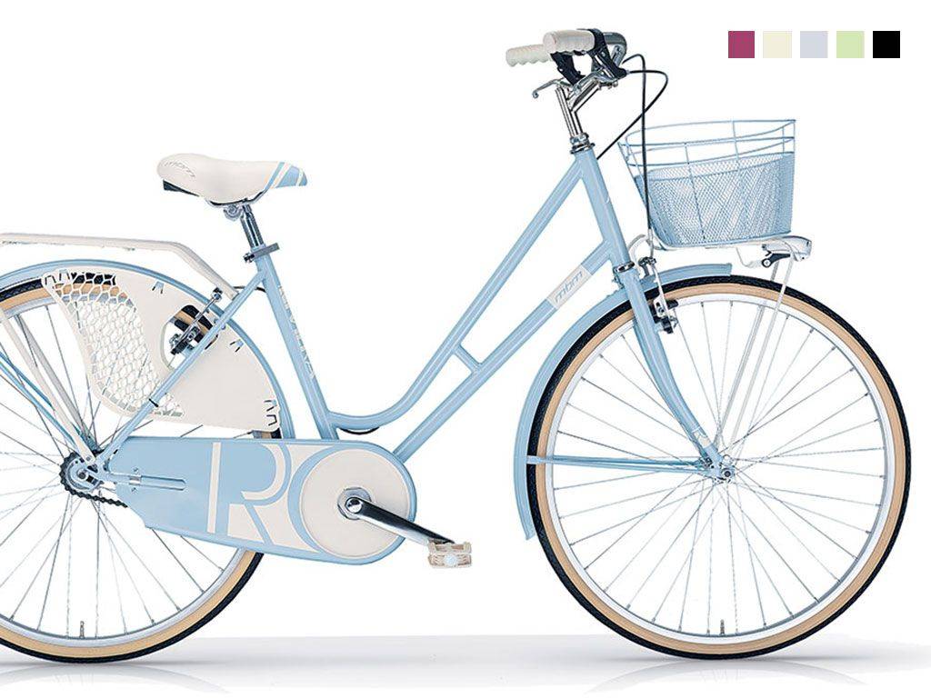 Bicyclette Riviera style vintage pour Femme avec panier oval