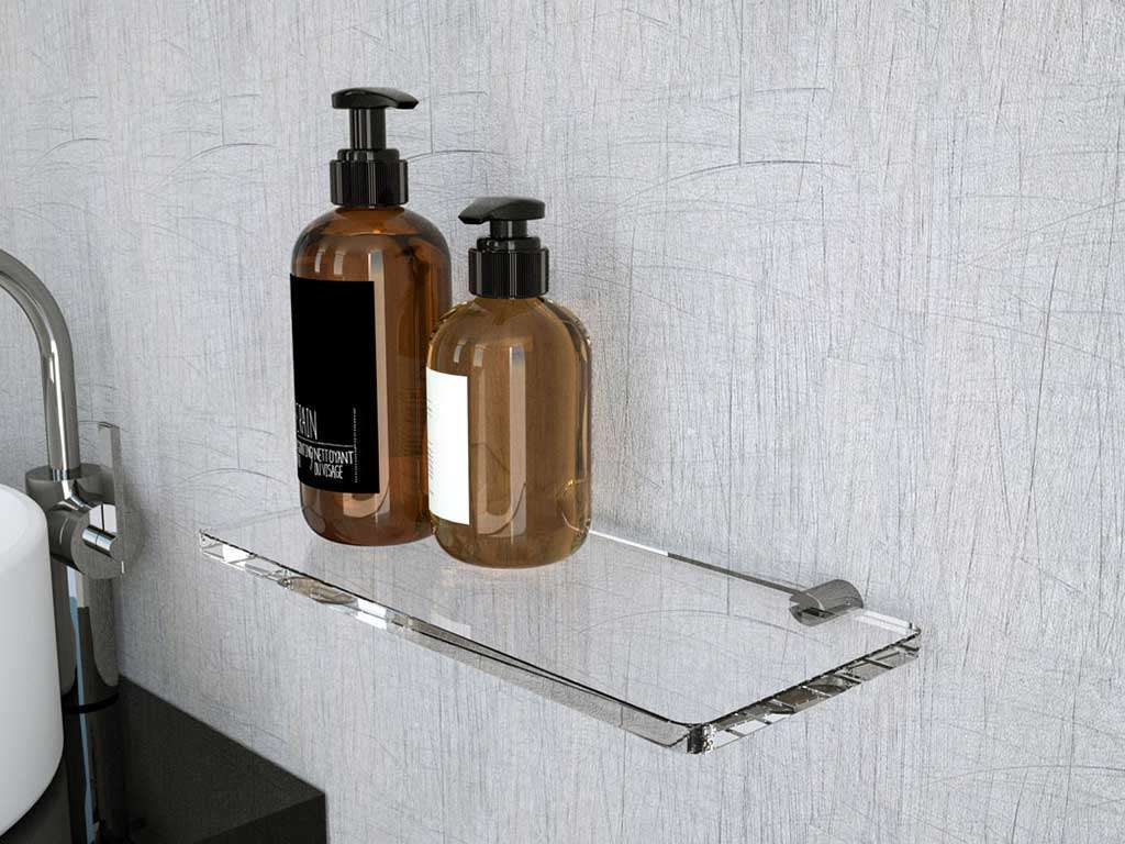 Mensola bagno - Design - in plexiglass - Stile