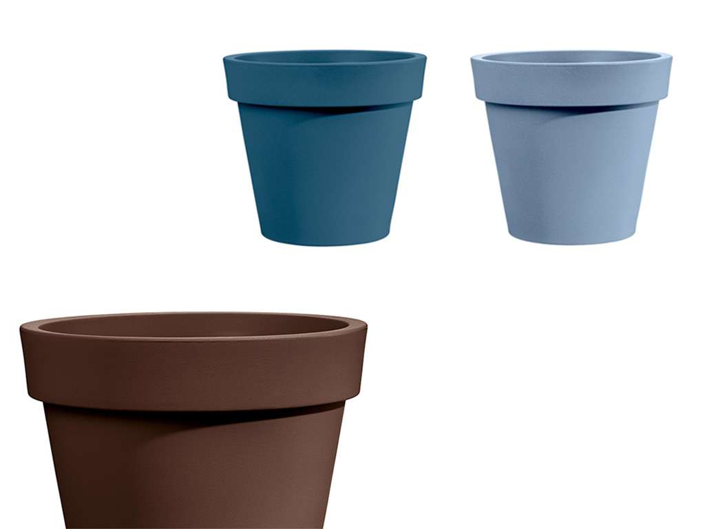 Large garden plastic vase terrace vase Easy