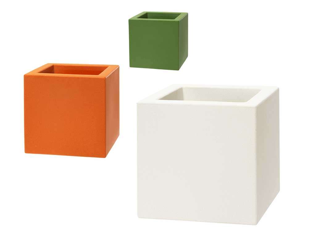 Square pot plastic square vases Ande