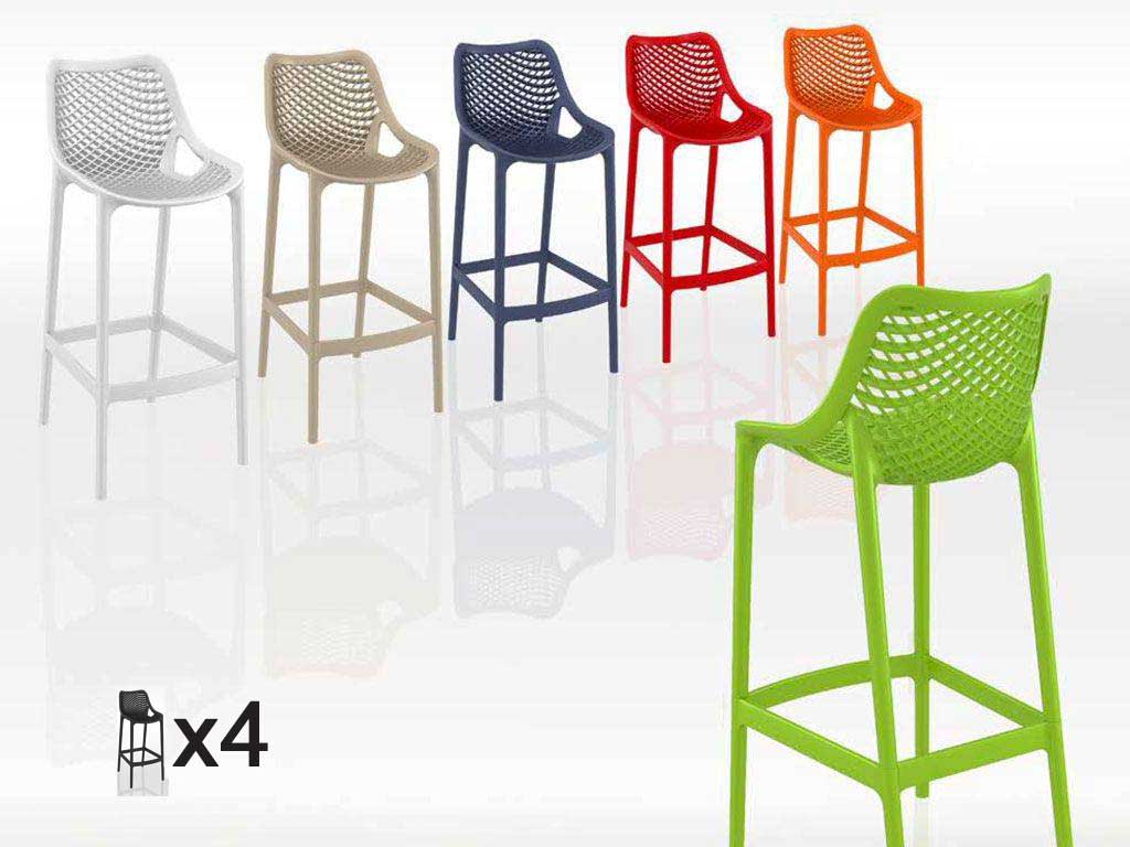 Plastic stool in polypropylene FLO