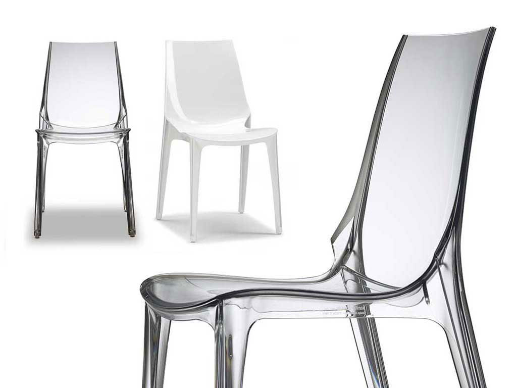 Sedia trasparente Vanity Chair