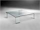 Curved glass small table Box in Coffee tables