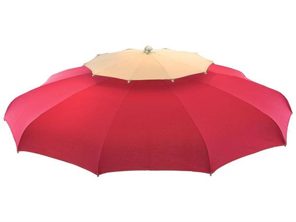 Double Roof windproof beach umbrella 