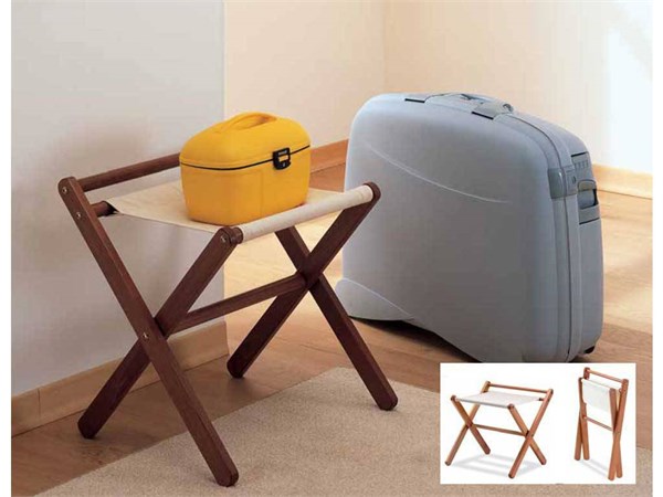 Fabric luggage clothes rack