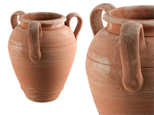 Umbrella stand three handles 040 terracotta pot