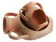 Anfora tagliata 060 vaso in terracotta in Vasi