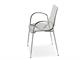 Polycarbonate chair with arms Zebra Antishock   in Chairs