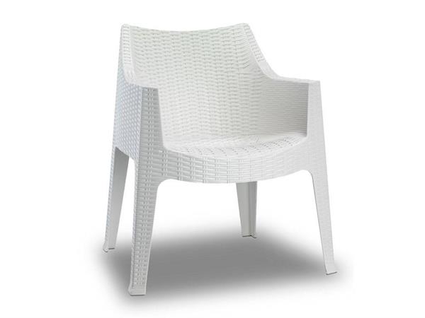 Fauteuil tressé en polypropylène Maxima 