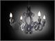 Deckenlampe aus Methacrylat Barocco in Aufgehängte Lampen