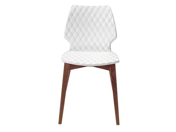 Uni 562 Stuhl aus Polypropylen mit Holzbeinen