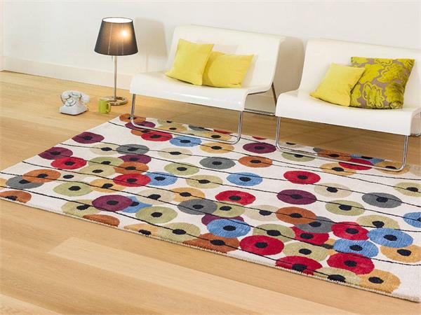 Argo Garenia Ivory hand-woven carpet