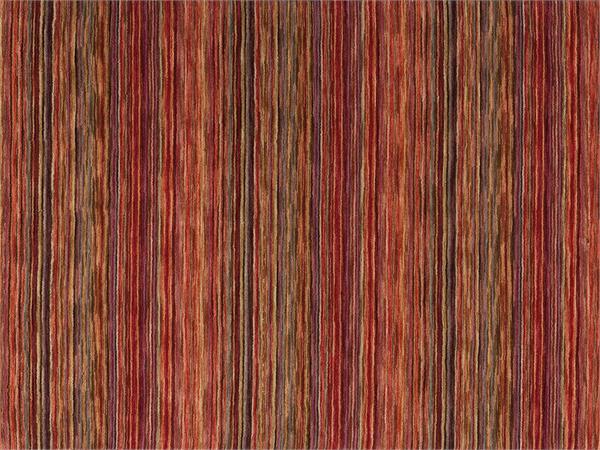 Tapis Blue - Red - Green Handloom 111 tissé à la main