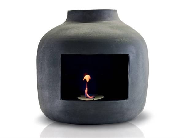 Caminetto da parete in ceramica Apple