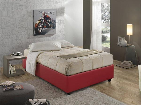 Sommier letto 120 imbottito a rete fissa