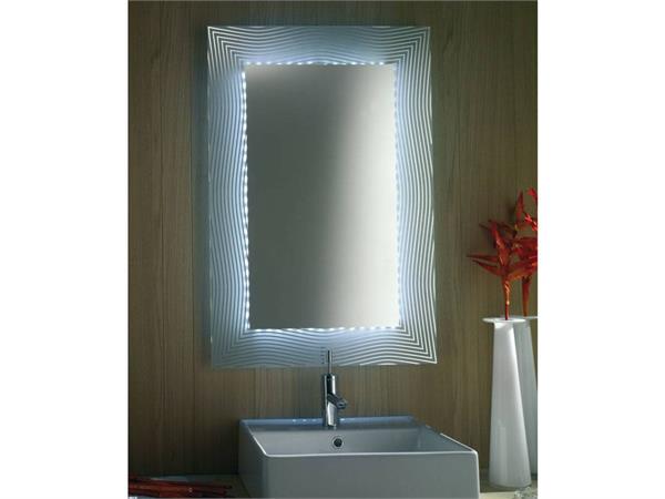 Specchio retro illuminato arredo bagno MOTIVE