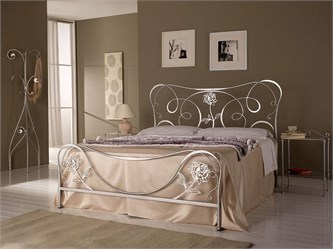letto matrimoniale in ferro battuto adel