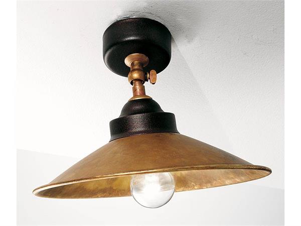 Ceiling lamp in brass Rua