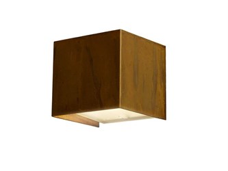 Applique lamp in oxidized brass Lola Quadra