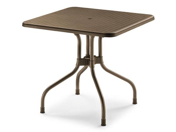 Table pour l'externe carré 80x80 en polypropylen Olimpo 