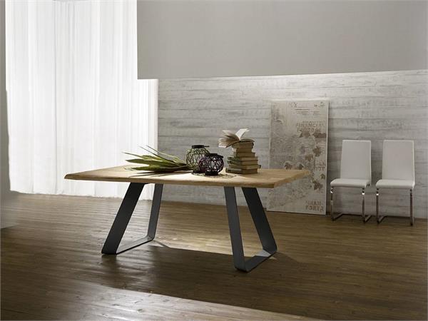 Mr. Big Legno wood and metal table