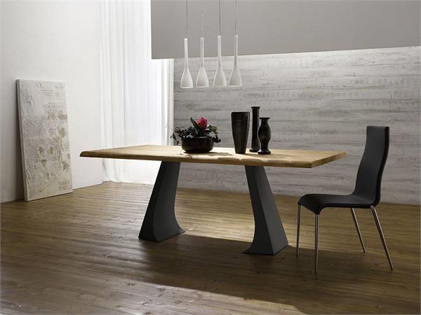 Jump Legno wood and metal table
