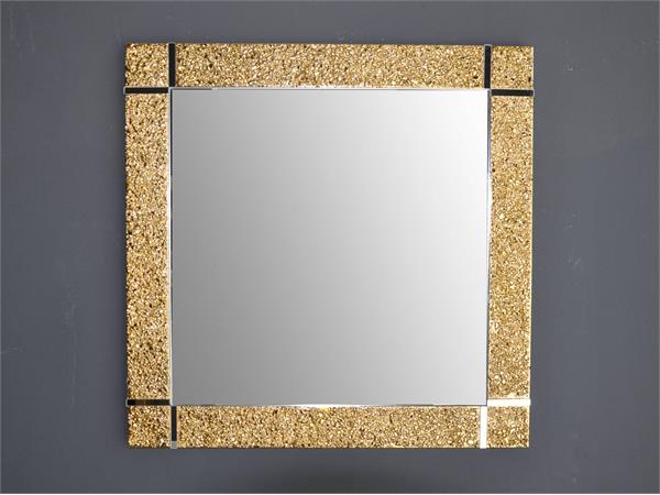 Specchio in vetro quadrato Cm. 46x46 con cornice - RA.MO. INDUSTRIALE S.N.C.