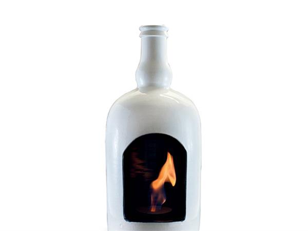 Fireplace in ceramic Birra