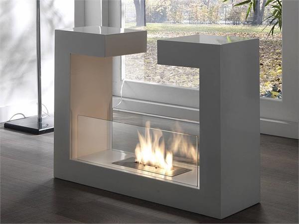 Cascades floor fireplace