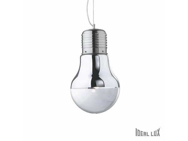 Luce Cromo SP1 big hanging lamp with diffusor in glass