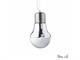 Luce Cromo SP1 big lampada a sospensione con diffusore in vetro in Lampade a sospensione