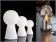Birillo TL1 Small table lamp in white glass in Table lamps