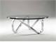 Coffee table with aluminum base Libra in Coffee tables