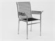 René Herbst 304 armchair with metal structure with arms and elastic strings in Chairs