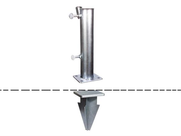 Base et support à enterrer pour parasol