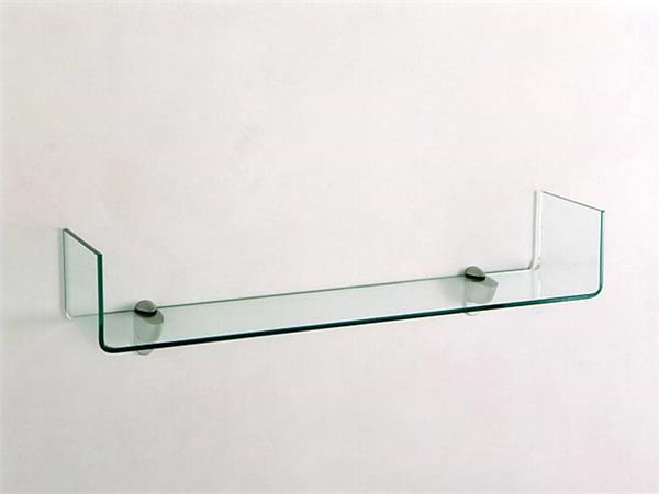 Shelf in curved glass Handle